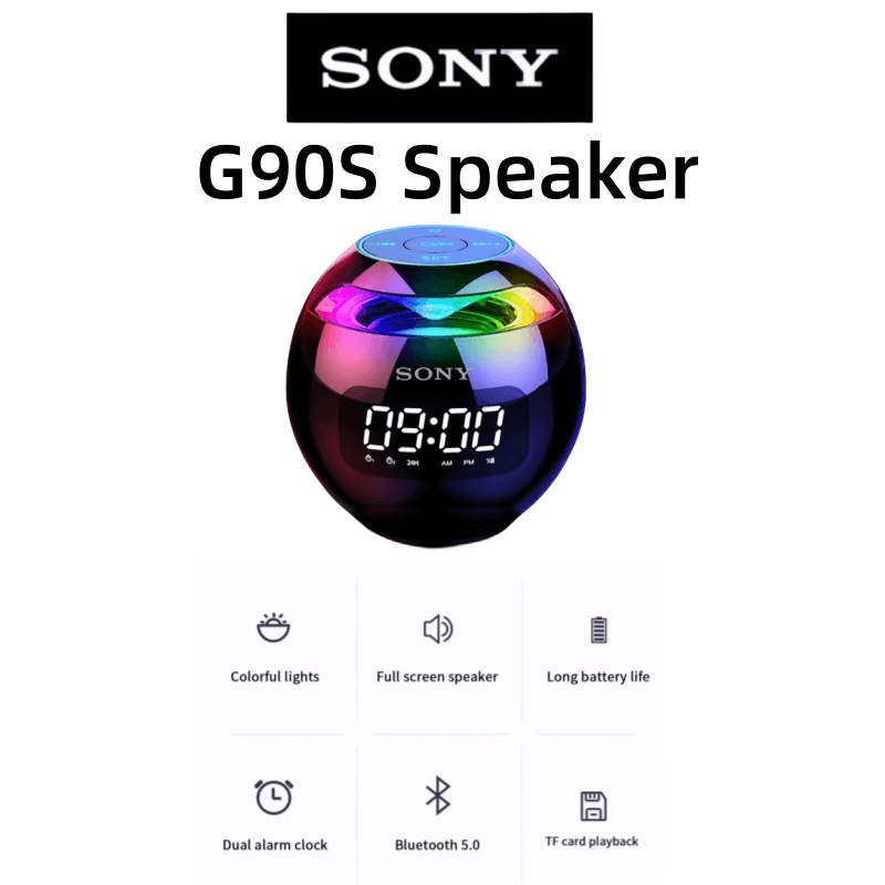 Loa Bluetooth SONY MINI Loa không dây có màn hình LED Loa âm trầm HIFI