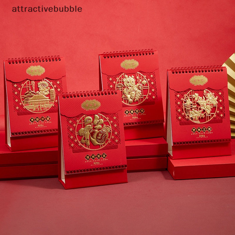 Lịch Để Bàn mini Phong Cách Trung Hoa 2024 Dùng Làm Quà Tặng Năm Mới