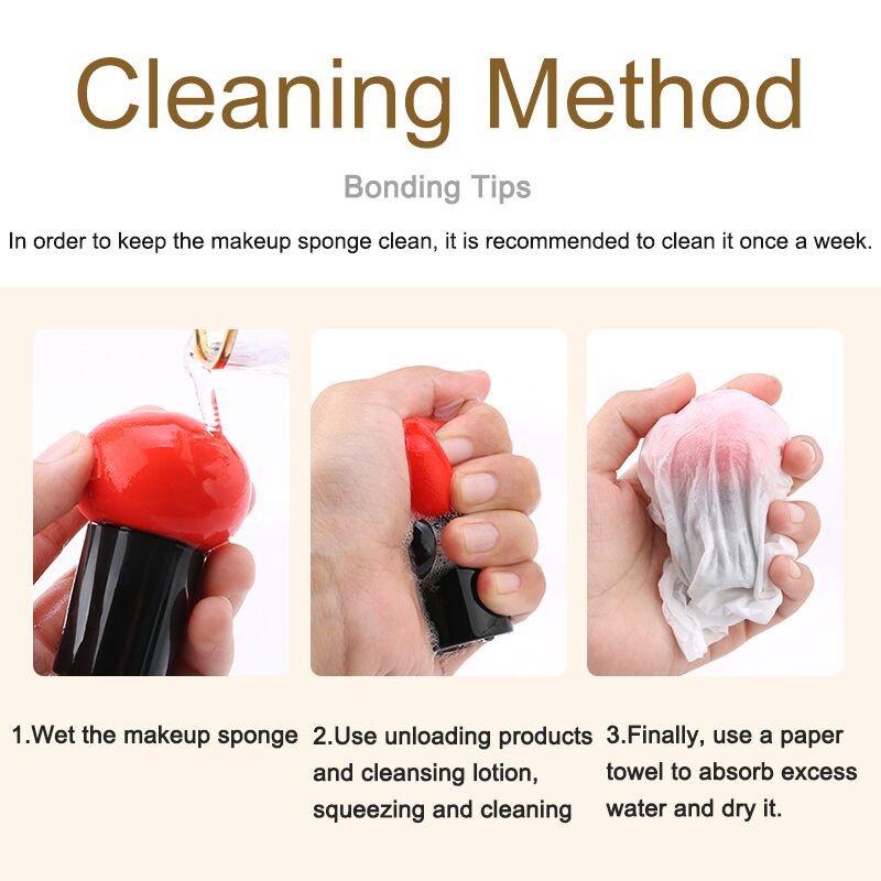 Set 10 Bông Mút Trang Điểm Chuyên Dụng