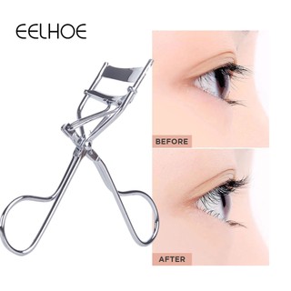EELHOE Dụng cụ uốn mi màu đen/bạc Dụng cụ trang điểm mắt Curl Curl Lash Curler