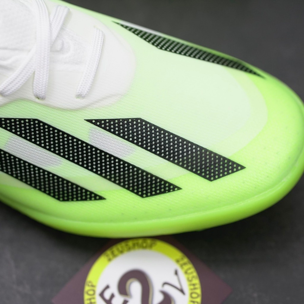 Giày bóng đá X Crazyfast.1 Trắng Chuối, giày đá banh cỏ nhân tạo nam đã khâu đế - 2EVSHOP