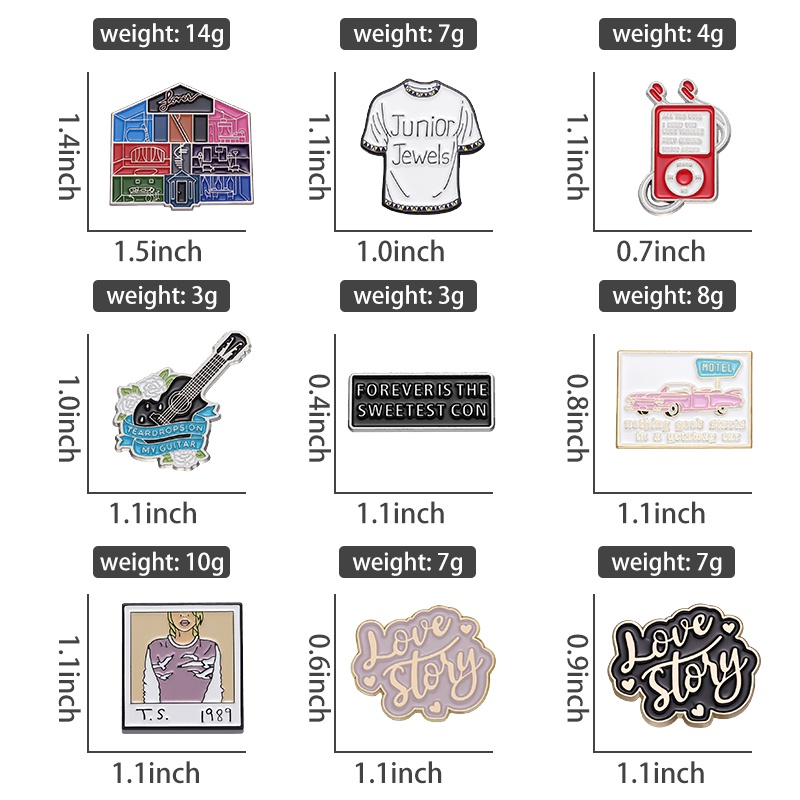 Huy Hiệu Cài Áo Thời Trang Hình taylor swift 50 Kiểu