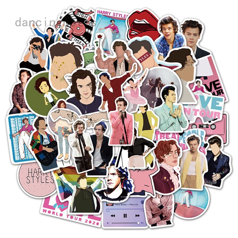 Dn set 50 Miếng Dán Chống Thấm Nước Phong Cách harry Potter Cho Nam