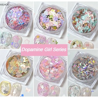 Hộp Sequin Hình Ngôi Sao Năm Cánh Lấp Lánh Để Trang Trí Móng Nghệ Thuật