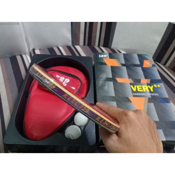Vợt bóng bàn 729 Very 6 sao Carbon cao cấp - 3 sao gỗ tặng ôtô