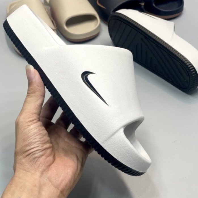 "Chính Hãng" Dép Bánh Mì _Nike Calm Slide bản mới SS2023 mềm hơn bản thường nam nữ unisex