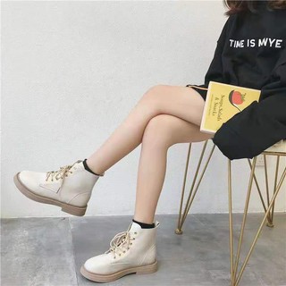 Giày Bốt Nữ Cổ Cao Thời Trang Hàn 2018