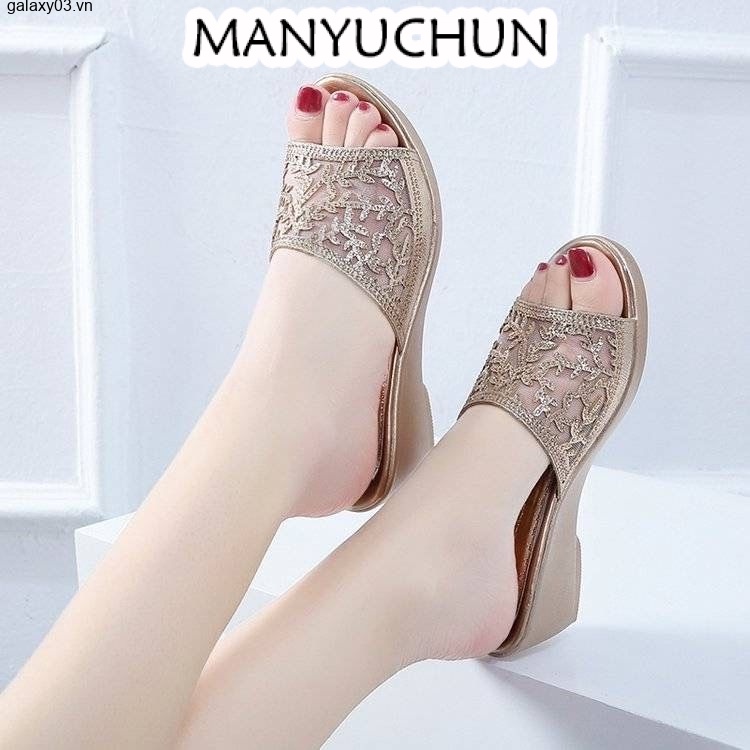 MANYUCHUN  dép nữ Dép xăng đan đế xuồng cao gót sandal nữ 2023 thời trang  Comfortable Thanh lịch fashion Stylish X0101084 36Z230909