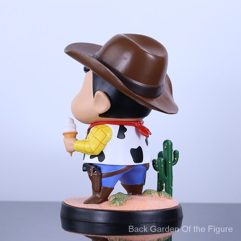 Tượng Mô Hình shin-chan Cây Xương Rồng Phong Cách Cao Bồi Thủ Công vvvi