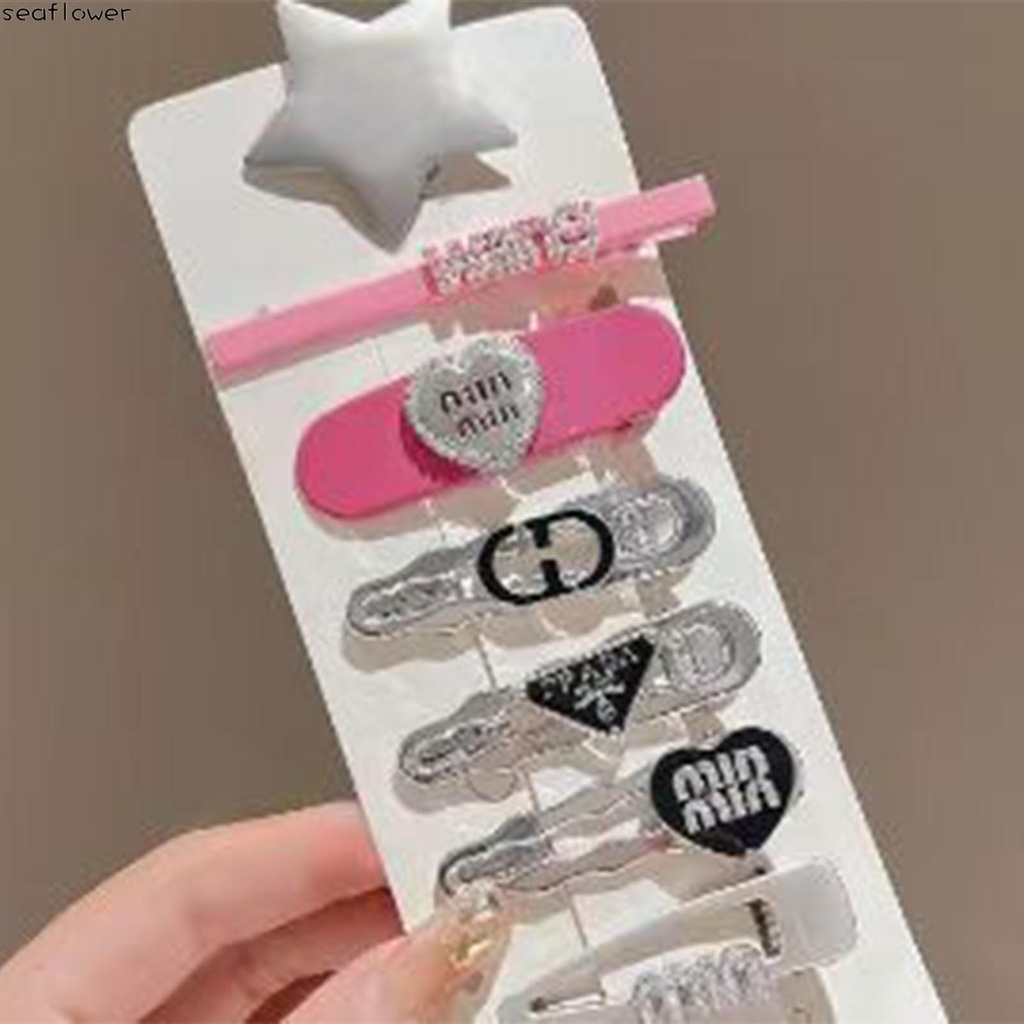 Bộ 7 Kẹp Tóc Màu Sắc Ngọt Ngào Dễ Thương Cho Nữ