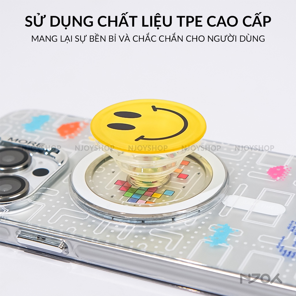 Popsocket Giá Đỡ Điện Thoại Hỗ Trợ Nam Châm Từ Tính Magsafe Hình Graffiti Cho Điện Thoại iPhone Samsung PawGrip Njoyshop