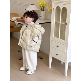   W.M KIDS & BABY  Giao ngay & Miễn phí Vận chuyển Áo khoác trẻ em phong cách mới thu đông phong cách hàn quốc áo vest cotton handmade thời trang ấm áp cho bé trai và bé gái áo vest cho bé vừa và nhỏ hợp thời trang 