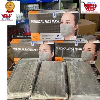 CHÍNH HÃNG - Khẩu Trang VINAPRO 4 lớp - Than Hoạt Tính ( 1 hộp /50 cái )