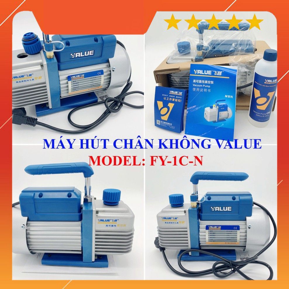 Máy hút chân không Value 150W FY-1C-N dòng nội địa Trung cao cấp - Máy hút chân không điều hoà VALUE