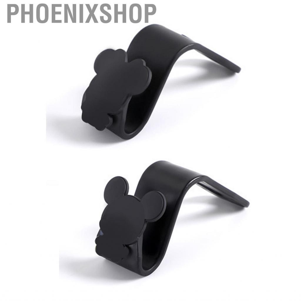 Phoenixshop Car Headrest Hook  Sturdy Structure Lightweight Durable Seat Hanger Convenient for