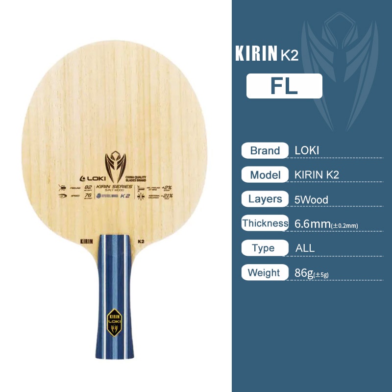 Ki Vợt Bóng Bàn Chính Hãng kirin k1 k2 k3 ping pong