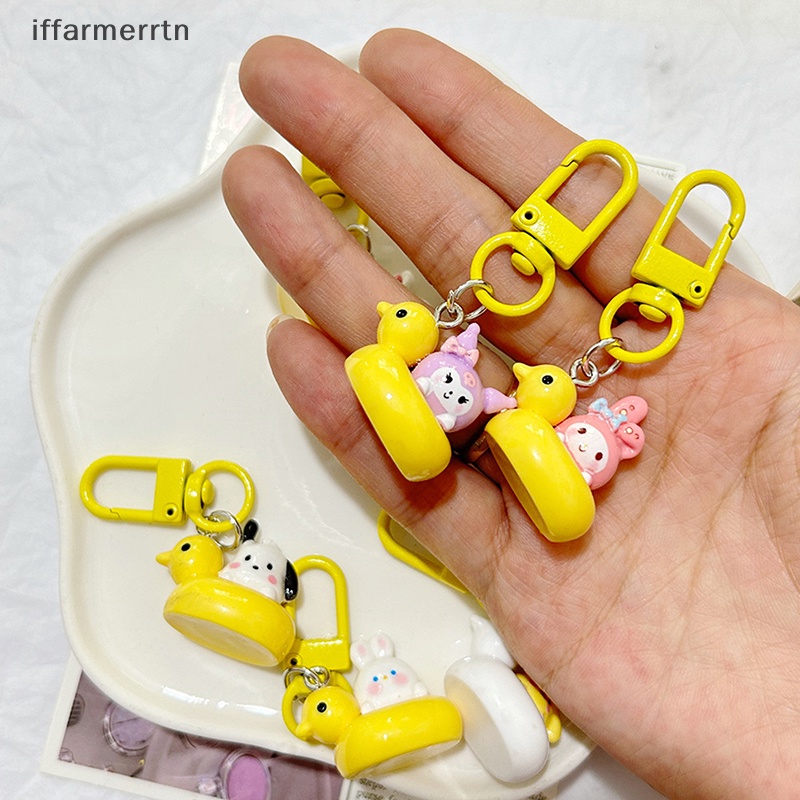 Iff Móc Khóa Hình Chú Vịt Vàng sanrio melody cinnamoroll pochacco Hoạt Hình Thời Trang