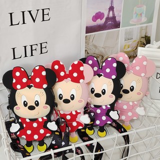 Túi Mickey Minnie Cho Trẻ Em Mini Thời Trang Joker Túi Đeo Vai Trẻ Em Đi Ngoài Thay Đổi Túi Bảo Quản