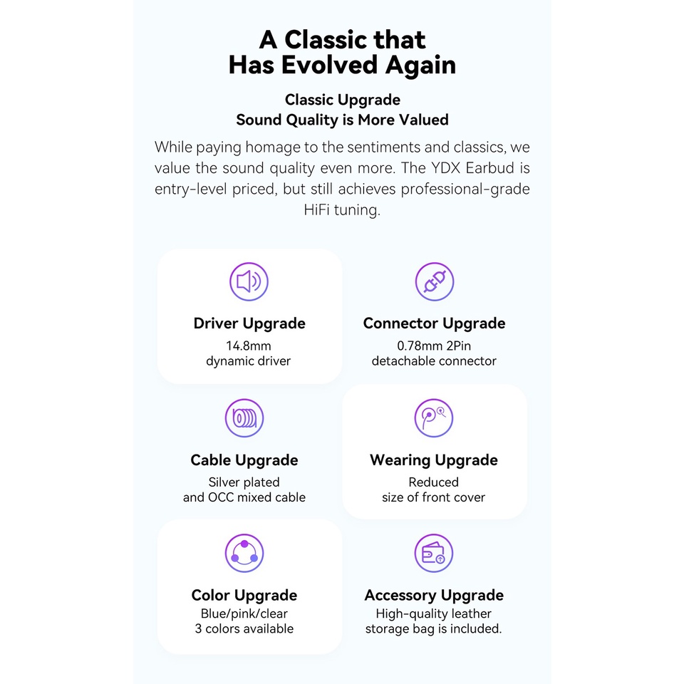 Nicehck Tai Nghe Chơi Game ydx 14.8mm 0.78mm 2pin Chất Lượng Cao