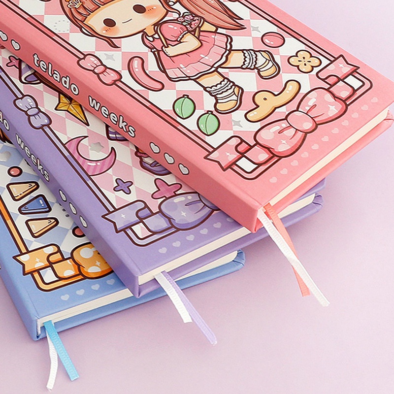 Userw Set 80 Tờ Nhãn Dán 4 Phong Cách Nhân Vật Hoạt Hình kawaii Trang Trí Sổ Tay diy