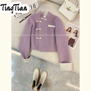 TINGTIAN áo khoác dù áo khoác bomber Durable casual Thời trang INS WJK23C0IGH 51Z231220