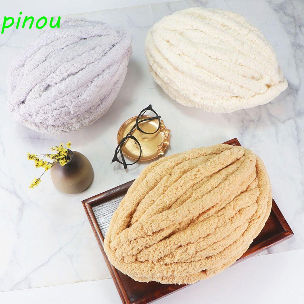 Cuộn Len Đan Sợi chenille Dày 2cm Mềm Nhiều Màu Sắc