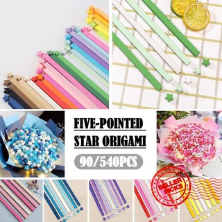 Bộ 540 Giấy Xếp Origami Hình Ngôi Sao H3I4