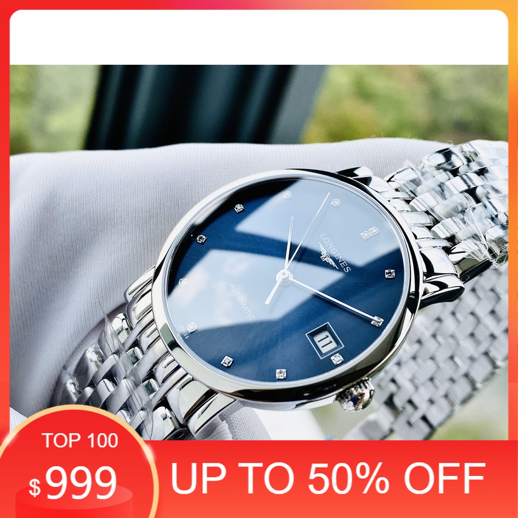 Đồng hồ nữ chính hãng Longines - Máy cơ tự động - Kính Sapphire NEW