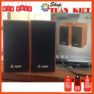 Loa Gỗ ROSI USB 2.0 Âm Thanh Cực Hay