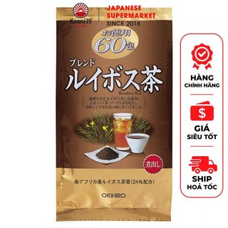 [DATE 10/2025] HỒNG TRÀ NAM PHI ROOIBOS CHỐNG LÃO HÓA ORIHIRO (GÓI 60 TÚI LỌC)