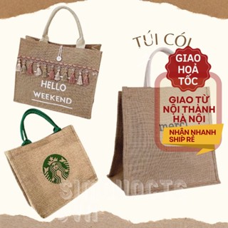 [Size to & Hàng loại 1] Túi cói Merci đi du lịch đi chơi thời trang TX02