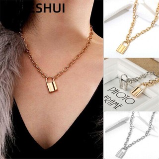 YUDESHUI Dây chuyền tình bạn phối mặt dây hình ổ khoá