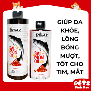   Chai 1000ml  Dầu Cá Hồi Petcare Cho Chó Mèo - Đẹp Lông Ăn Ngon Miệng Phát Triển Toàn Diện 