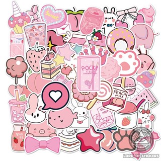  Set 50 Hình Dán Sticker Họa Tiết Graffiti Màu Hồng Cute Chống Thấm Nước Trang Trí Mũ Bảo Hiểm Điện Thoại Laptop Sổ 