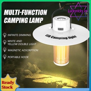 Đèn cắm trại 2000mah xpe led 320lm 5 chế độ chống nước sạc usb loại c