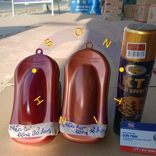 Sơn xịt nhũ vàng nhũ đồng đỏ Bosny 180