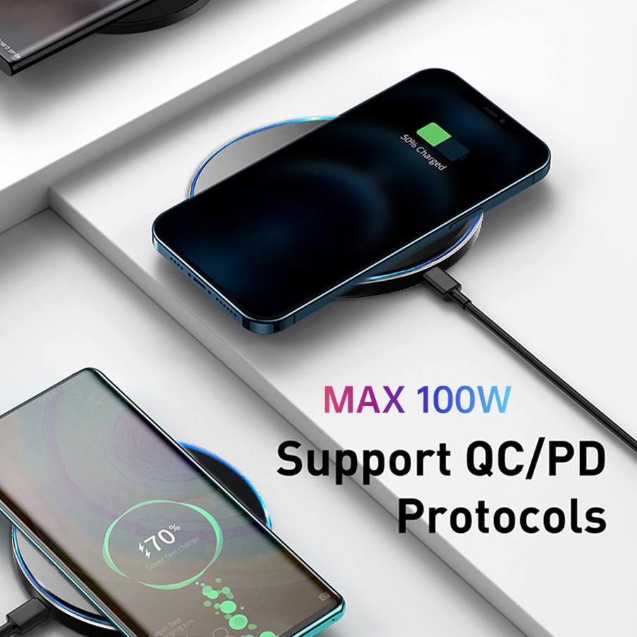 Đế Sạc Nhanh Không Dây 30w Cho samsung s23 s22 s21 note 20 iphone 14 13 12 11 xr xs 8 airpods pro