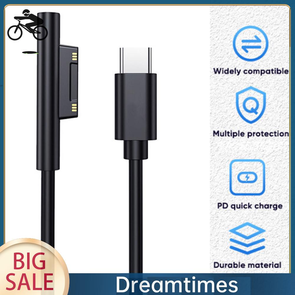 Dây Cáp Sạc Nhanh usb c pd Cho microsoft surface pro 7 6 5 4 1.vn