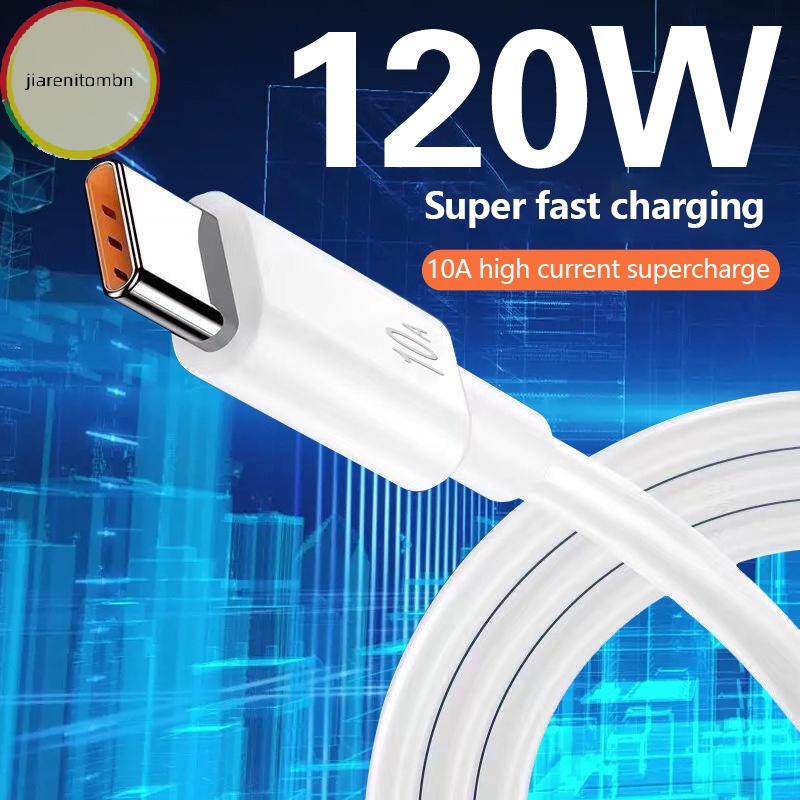 Dây Cáp Sạc Nhanh usb type c 120w 10a 1 / 1.5 / 2m vn