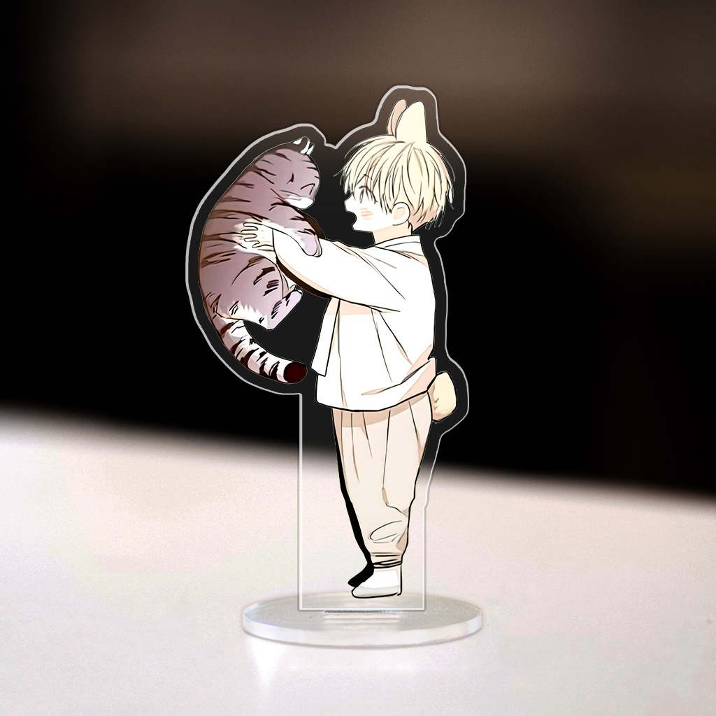Mô hình standee No Love Zone Han Jihuyk Lee Eun Gyeom Yoonji chibi ngoại truyện cute dễ thương cao 8cm