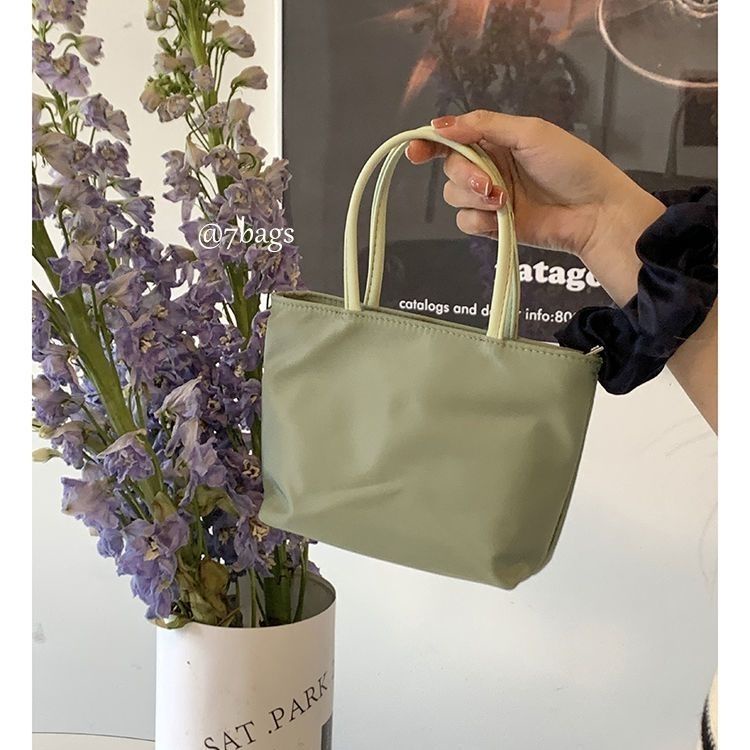 Túi Xách mini Vải oxford Màu Tương Phản Phong Cách Mới 2023