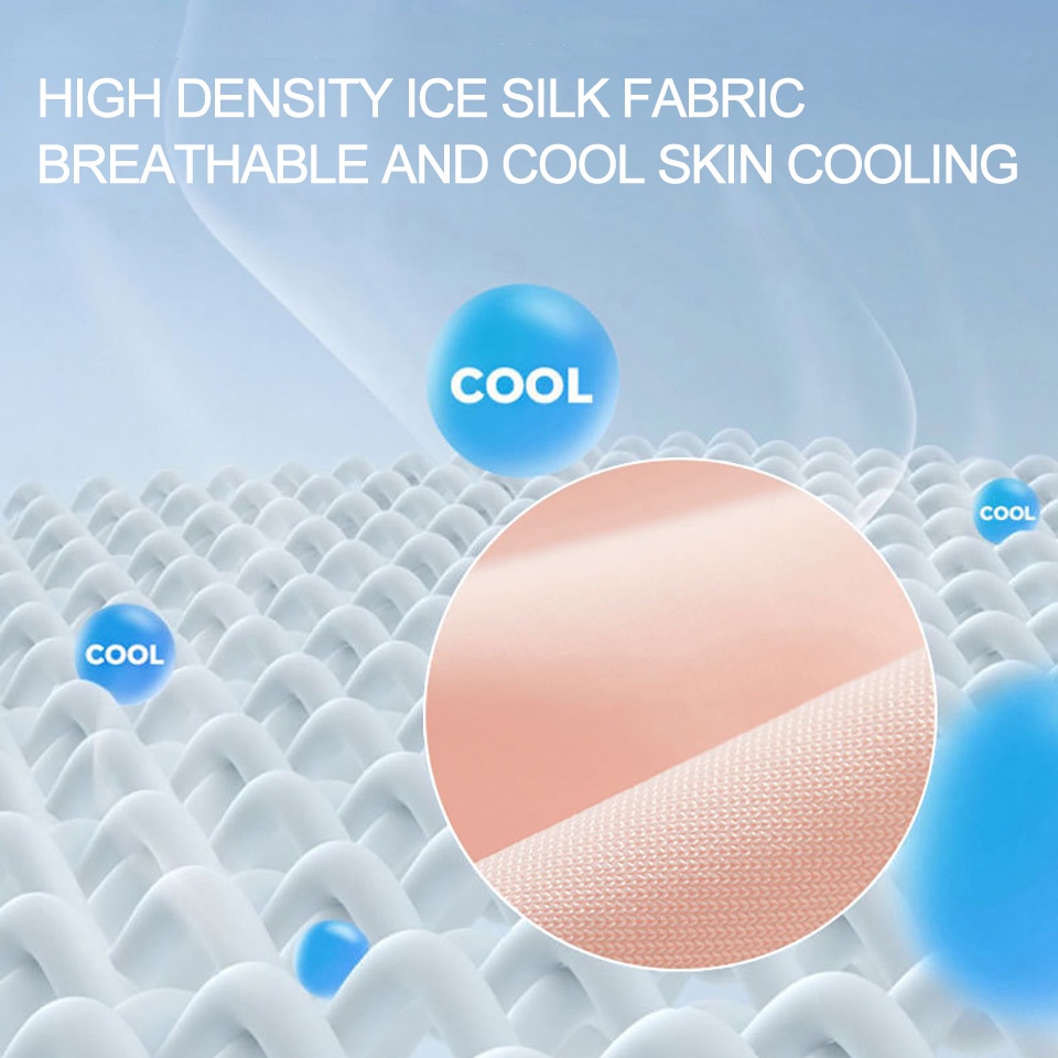 Gtubike Găng Tay Nửa Ngón upf50 + Lụa Lạnh Thoáng Khí Chống Tia uv