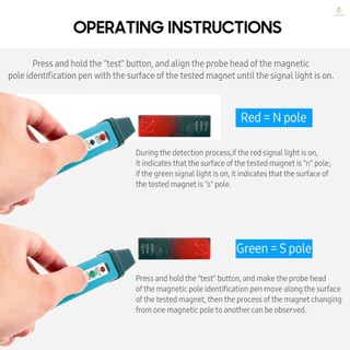 (nancy1314) Bút Thử Điện Phân Cực n / s Cực Nam Châm