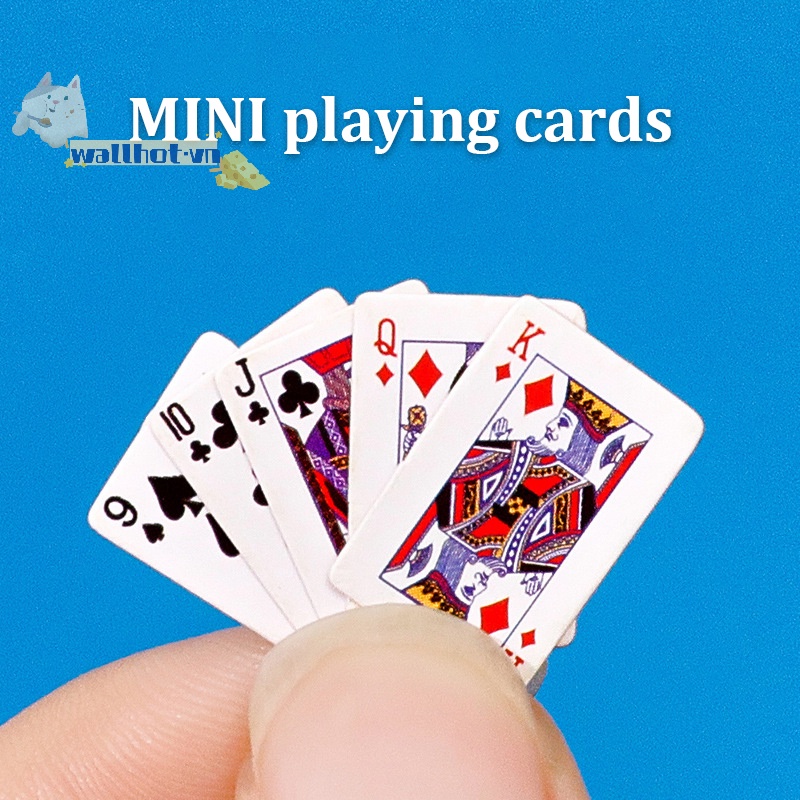 1 Bộ Bài poker mini Bỏ Túi Siêu Dễ Thương Sáng Tạo