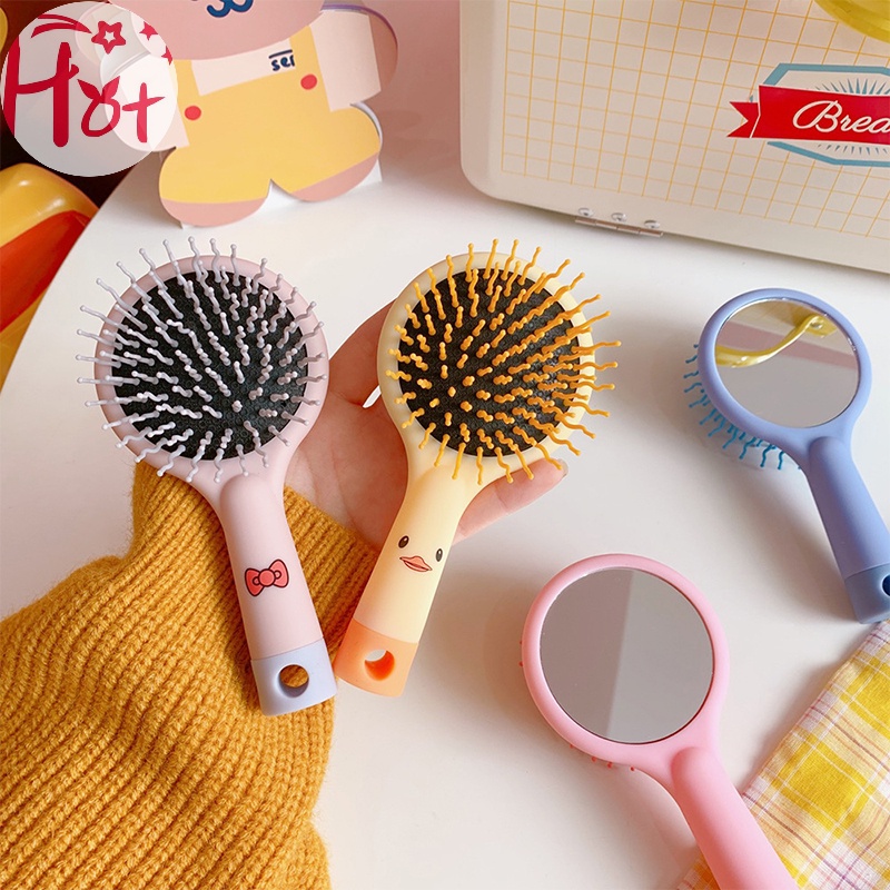 Jr Lược Chải Tóc Mát Xa Da Đầu Chống Mưa Có Gương Tiện Dụng Cho Bé vn