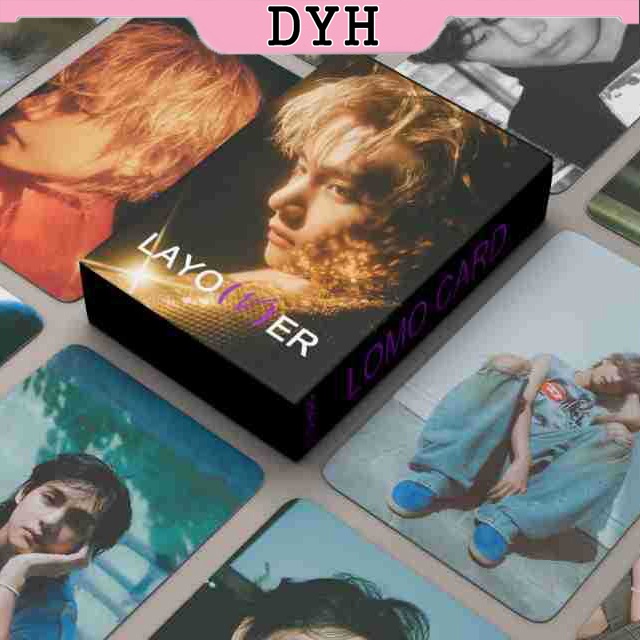 BTS V LOMO Card Set 55 Tấm Thẻ Ảnh Layover Hình Nhóm Nhạc