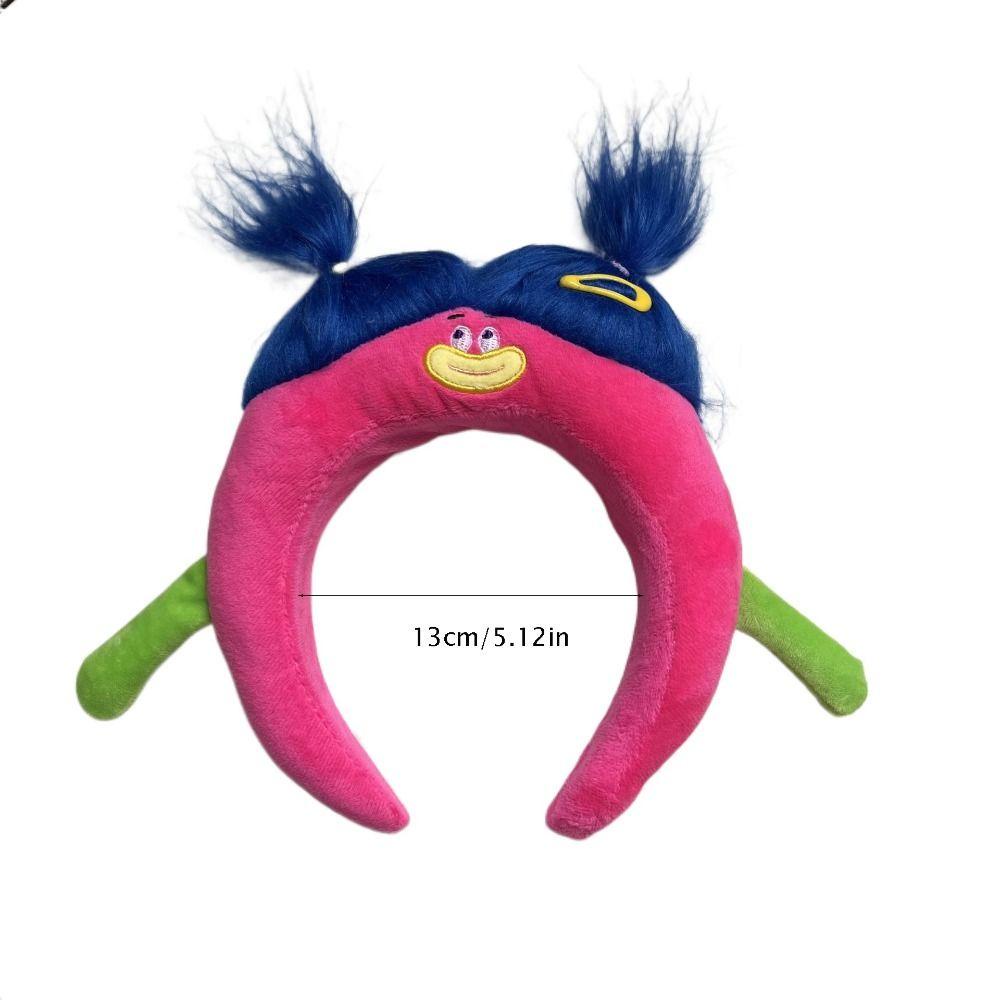 Jeniferdz Băng Đô Cài Tóc Lông Nhung Họa Tiết Hoạt Hình Vui Nhộn Phong Cách Hàn Quốc