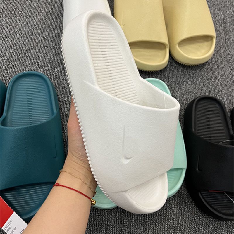Dép Sandal Đế Mềm Dày Màu Trơn Thời Trang Mùa Hè Cho Cặp Đôi