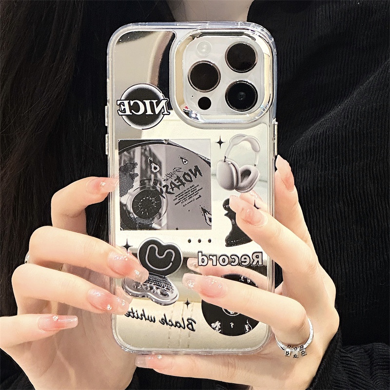 Ốp Điện Thoại Tráng Gương Cho iphone15 / 14promax / 13 / 12 / 11 / xr / xs / x / xsmax / 7 / 8plus/JM-3