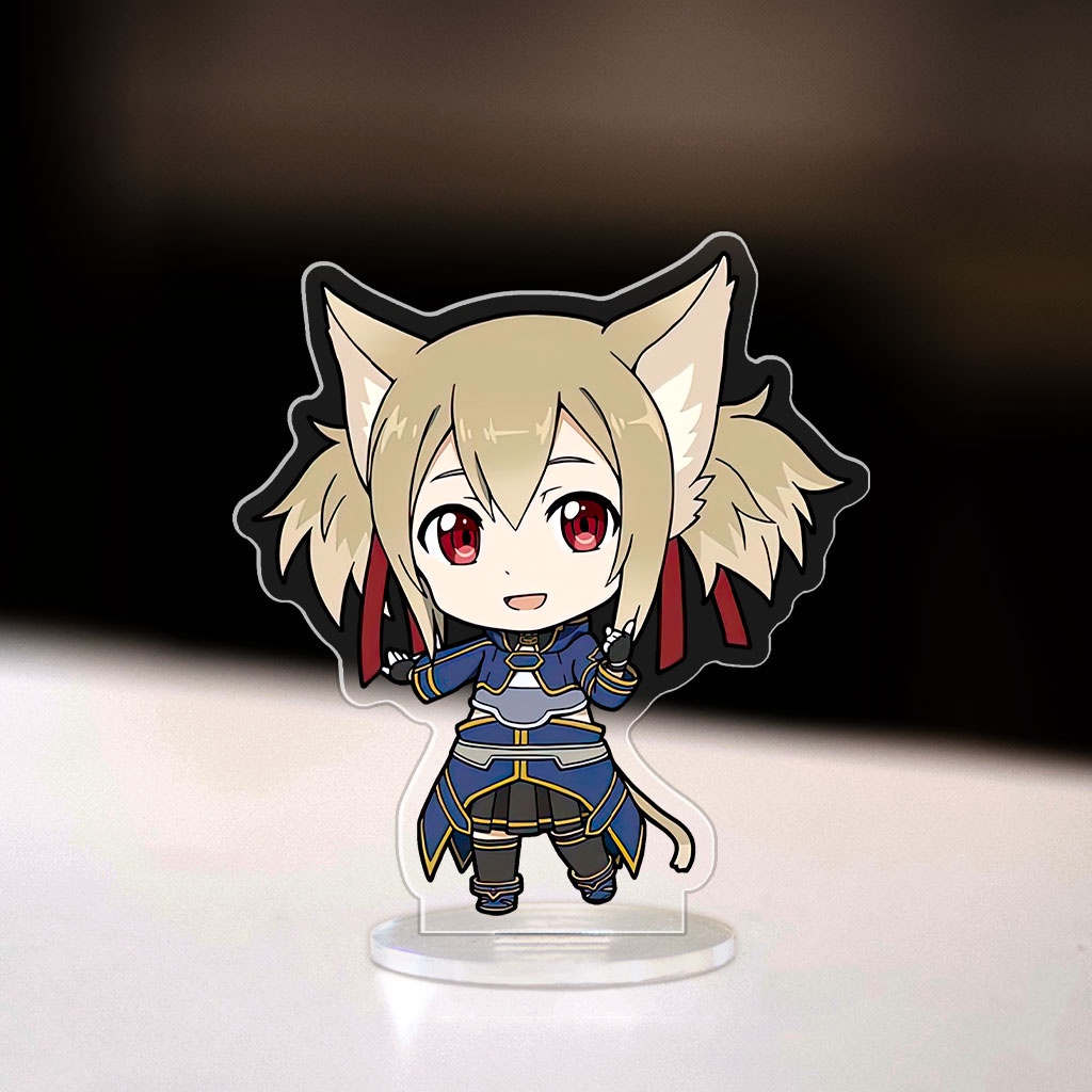 Mô hình đứng Standee Sword Art Online anime manga nhân vật Kirito Yuuki Asuna trang trí decor góc học tập bàn làm việc